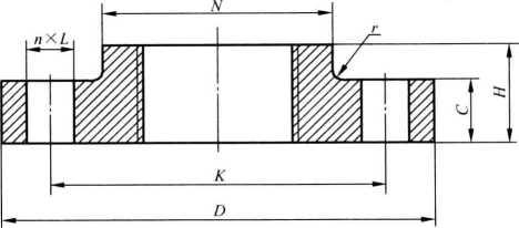 平面（FF)帶頸螺紋鋼制管法蘭 (適用于 PN 6、PN 10、PN 16、PN 25 和 PN 40